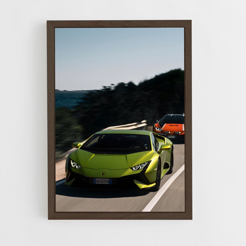 Poster Route des Titans – affiche Lamborghini (vue 5)
